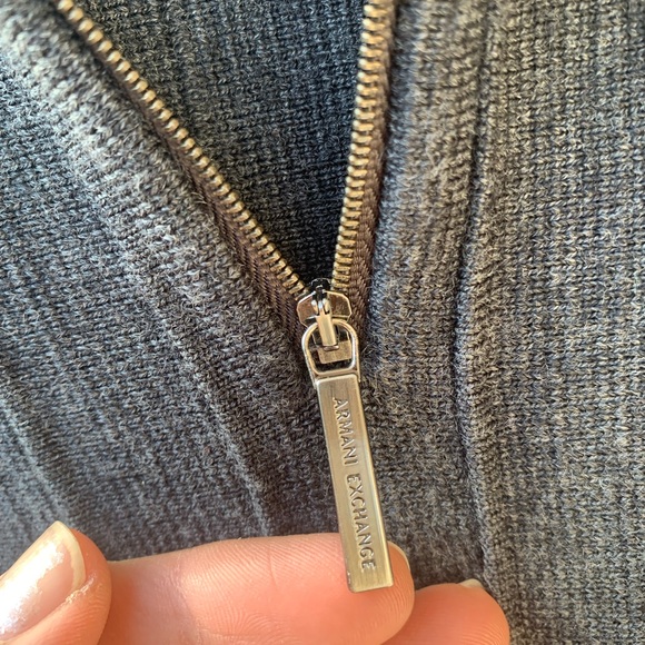 Armani Exchange dark grey merino knit wool dress size XS/TP//EP - Picture 5 of 16